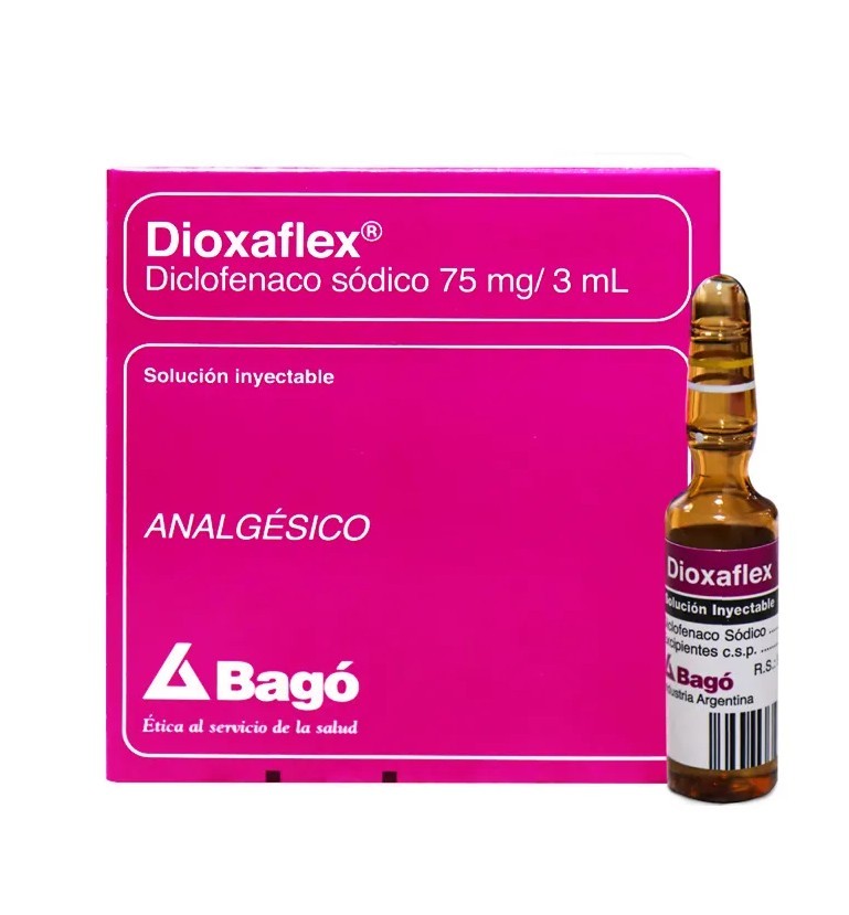 DIOXAFLEX 75MG/3ML CAJA*3 AMPOLLA